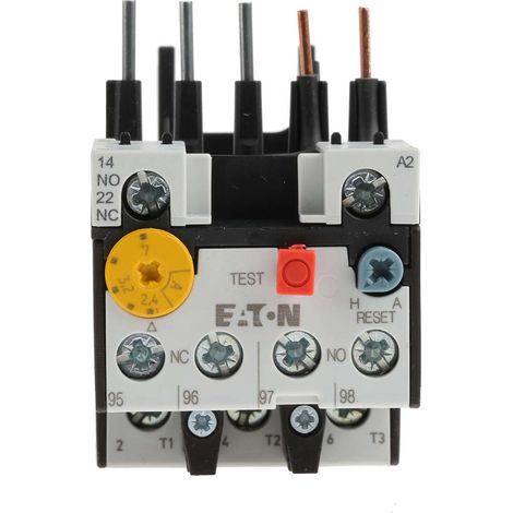 Relais de surcharge Eaton Eaton Moeller, 1 NO + 1 NF, 4 A, 500 V c.a. ( Prix pour 1 )