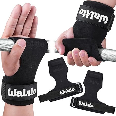 Bracelet De Soutien Pour Halteres - Cuir Double Couche Avec Rembourrage En Néoprène - Pour Soulevé De Terre Et Musculation - 1 Paire (1/5)