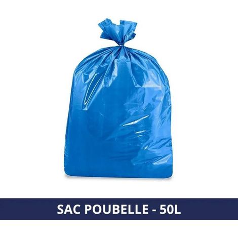FILFA FRANCE - Sac poubelle 50L - Bleu - x250 sacs (1/5)