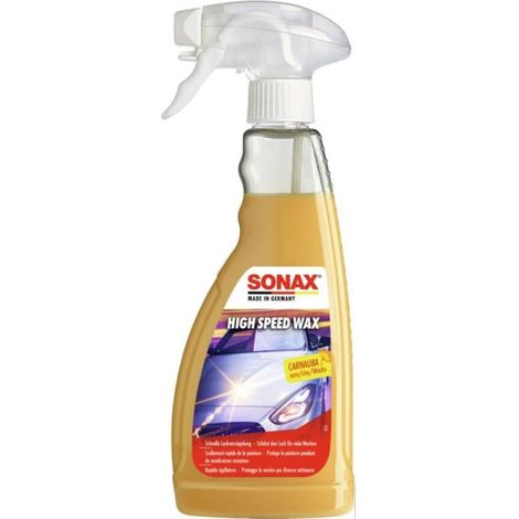 Cire liquide - Carrosserie - Protection et brillance - Ravive les couleurs - Sonax High Speed Wax