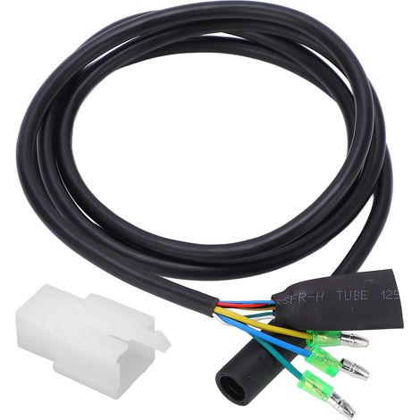 Adaptateur de Moteur pour Vélo Électrique 1300mm, Prise Femelle Étanche 9 Broches, Accessoires Moteur Vélo Électrique