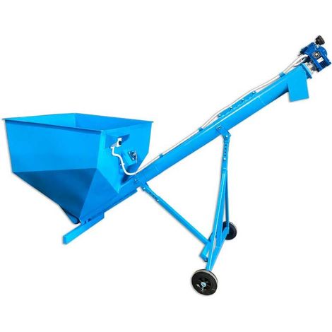 Coclea Per Pellet con Carrello e Vasca di Carico Riduttore e Mescolatore (1/4)