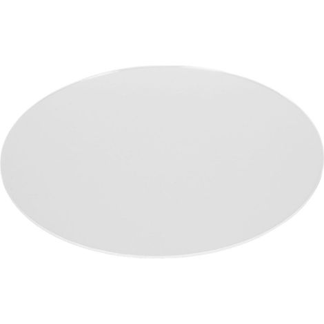 Planche à découper ronde en acrylique antidérapante et transparente pour la cuisine, idéale pour les légumes et les fruits. (1/5)