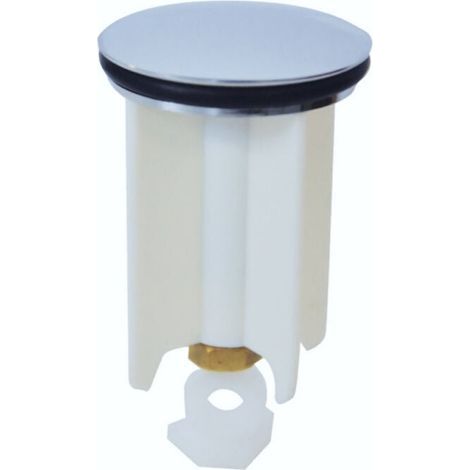 Clapet vidage baignoire diamètre 39 mm, inviolable chromé (1/2)