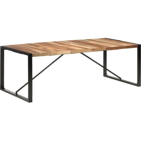 Table à manger 220x100x75 cm bois massif