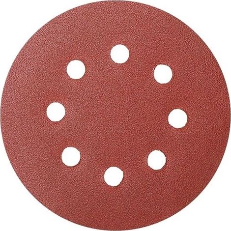Disco abrasivo adesivo Ø125mm (set di 5 unità) WORKPRO (1/2)