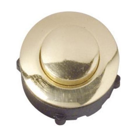 Heidemann 70095 Bouton de sonnette simple or 24 V/1 A X53953 (1/3)