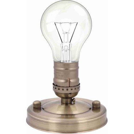 UlisemPlafonnier rétro applique en métal E26/E27 ensemble de supports de lampe coque en aluminium simple applique rétro bricolage accessoires d'éclairage (couleur verte)