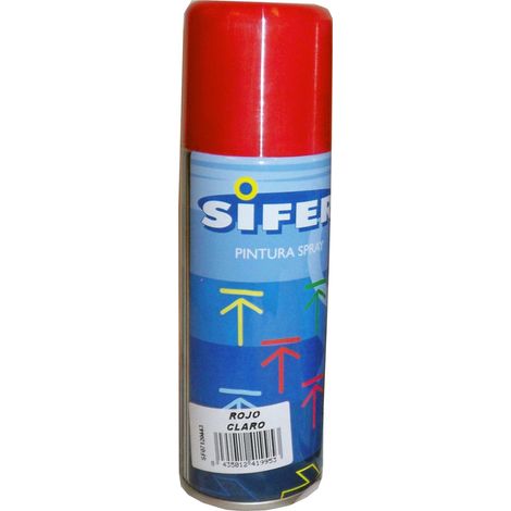 Sifer Vernice Spray Smalto Acrilico Lucido 200ml Rosso Chiaro