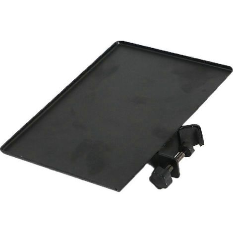 Plateau porte-accessoires pour pied de microphone, plateau à pince en ABS pour pied d'instrument-20X14X1CM-Black