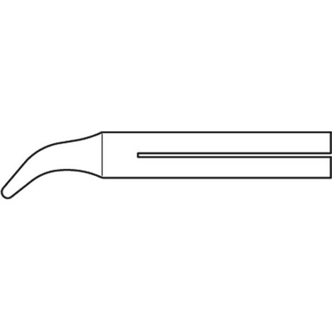 Punta Soldador 55N C20D 2,7mm Curvada JBC 0550509