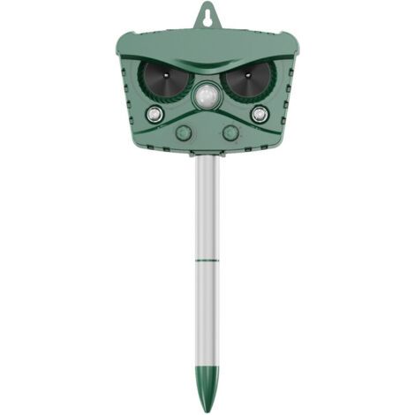 Répulsif à ultrasons pour chat, répulsif pour chien, répulsif pour oiseaux, pour jardins, champs, pépinières, IP45 (1/5)