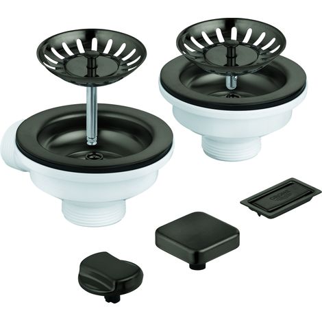 Juego de desagüe GROHE, con excéntrica, para Fregaderos de cocina (1/2)