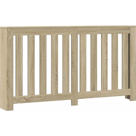vidaXL Copertura Termosifone Rovere Sonoma 149x20x82 Legno Multistrato