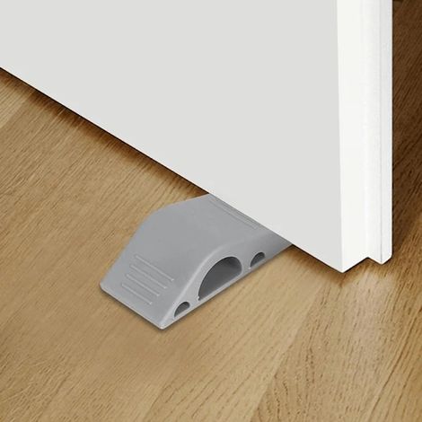 Butée de porte / Cale en silicone de haute qualité - Gris / Blanc (1/5)