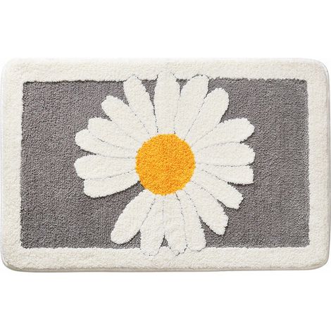 Green Mobility-Tapis d'entrée floqué domestique épais tapis anti-dérapant de salle de bain tapis de pied absorbant pour porte de salle de bain (4060CM) (1/5)