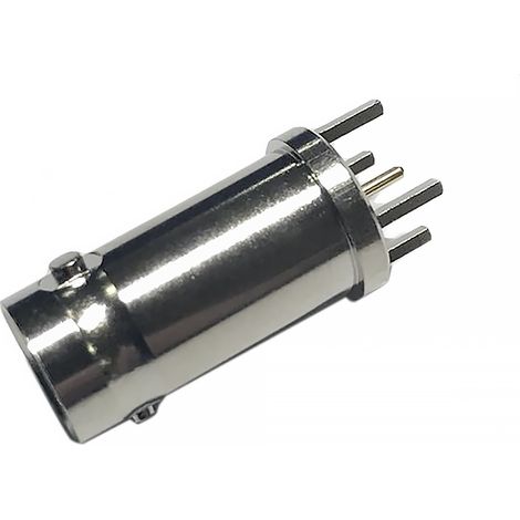 Connecteur coaxial RS PRO Femelle, Mâle Droit, raccordement Traversant 75O Montage sur CI ( Prix pour 1 )