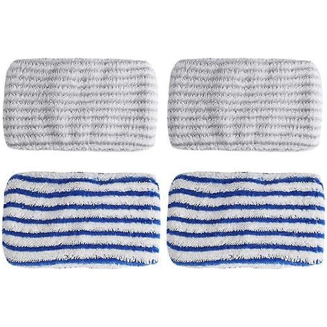 4 Microfibre Cloth Pads pour Clean&Steam ZR005801 Aspirateur Accessoire de remplacement – Lavable and Reu (1/5)