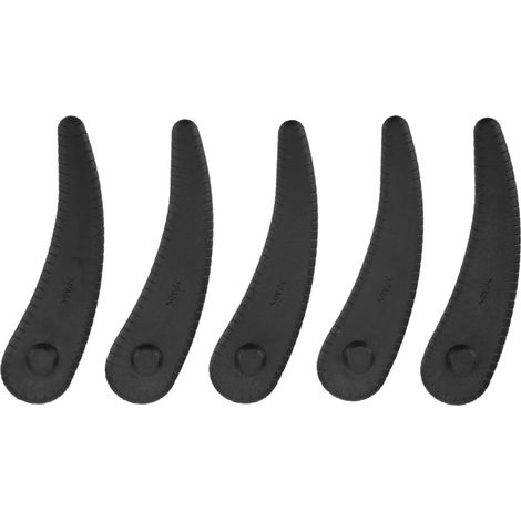25 flexible Rasenmähermesser aus ABS-Kunststoff für schnelles Schneiden, passend für Bosch-Rasenmäher, schwarz (1/5)