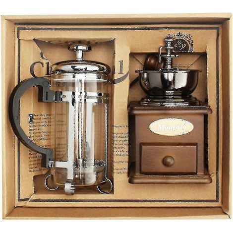 Moulin à café, cafetière à piston, ensemble d'ustensiles, cadeaux d'événements (1/5)