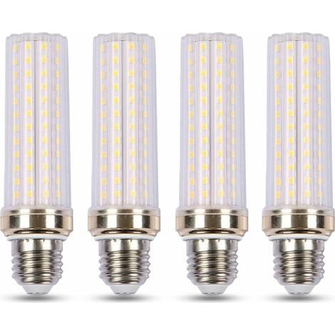 E27 LED-Maiskolbenlampe, warmweiß (3000 K), 20 W (entspricht 150 W Halogenlampe E27), 2000 lm, 360° Abstrahlwinkel, 230 V Wechselstrom, E27 LED-Maiskolbenlampe für Garage/Atelier, nicht dimmbar, 4er-P (1/5)