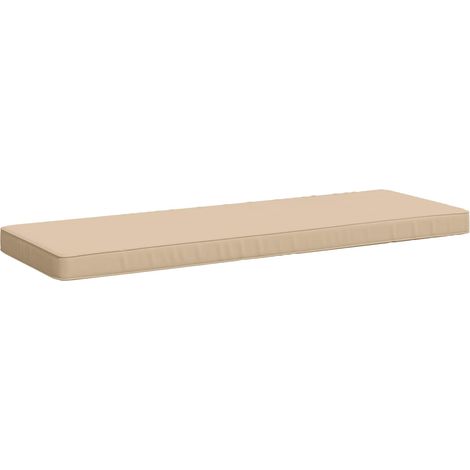 Cuscino per Panchina a 1 Pezzo VUGHT 100% Poliestere Crema vidaXL (1/5)