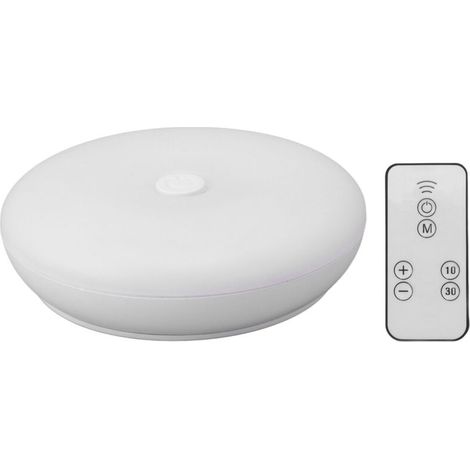 Lampe murale LED adhésive sans fil, télécommande incluse, lumière blanche chaude, éclairage d'ambiance pour chambre (1/5)