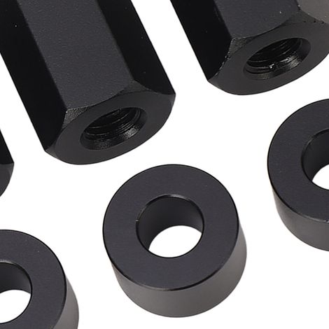 Elevador de asiento UTV negro ajustable con kit de montaje y 4 espaciadores adicionales para X3 (1/5)
