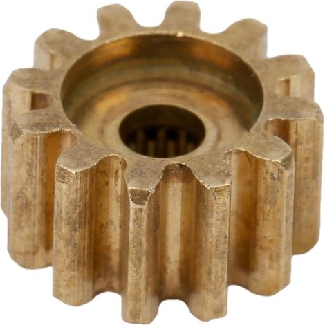 Ersatz-Messingzahnrad für Servo – 12T/25T – Modul 0,8 mit Keilwellenverzahnung (1/5)