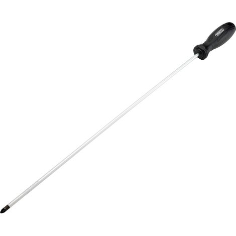 Draper PZ2X450MM Pozi Screwdriver with Hard Grip Handle – Precision Phillips Screwdriver for Professional and DIY Use