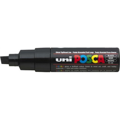 MARCADOR PC-8K POSCA PUNTA B 8MM. NEGRO UNI-BALL 148932000