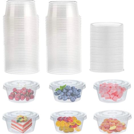 Aufbewahrungsdosen 150ml Auslaufsicher Wiederverwendbar 50 5.3oz-150ml (1/5)