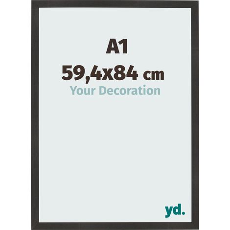yd. - Cadre photo A1 59.4x84 - Noir Mat - MDF - Bologna