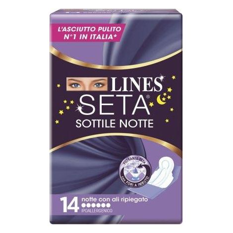 LINES SETA SOTTILE NOTTE CON ALI 14 PZ IPOALLERGENICO