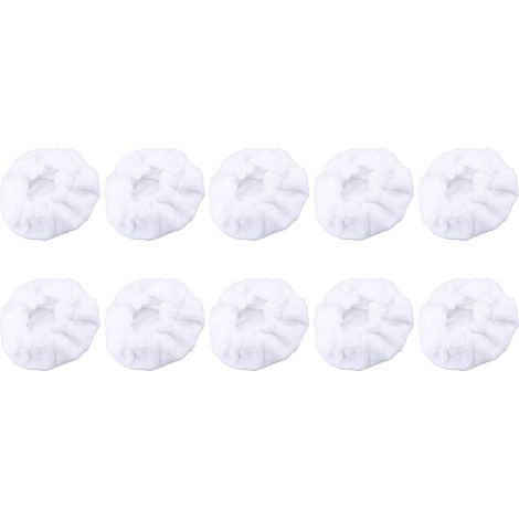 Lot de 10 lingettes de nettoyage pour nettoyeur vapeur, chiffons en microfibre épais, réutilisables et lavables, lingettes de rechange pour balai vapeur (1/5)