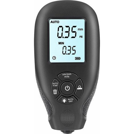 Durable Digital Car Paint Tester, Digital Coating Thickness Gauge for Car, Automotive Paint Measuring Tool, ABS Paint Measuring Tool (Black (1/5)