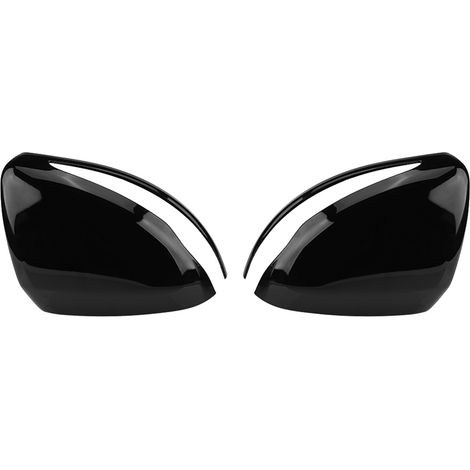 Rétroviseur Extérieur Coque Capot Trim pour Mercedes Classe C W205 Classe E W213 GLC X253 Noir Laqué (1/5)