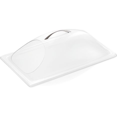 Couvercle en Dôme GN 1/1 en Polycarbonate Découpe latérale H 130 mm - Was Germany