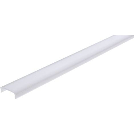 Revêtement profilé Deko-Light - Revêtement F-01-15, 2 m, aspect laiteux, gaine transparente, polyméthacrylate de méthyle (PMMA), Deko-Light, 70 g, 2000 mm