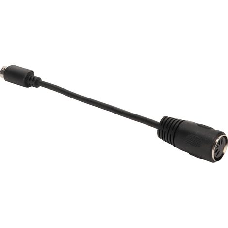 Câble de transfert DIN 5 broches femelle vers MIDI 6 broches mâle pour clavier et souris PS2, 15 cm (1/5)
