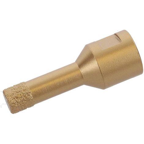 Profi Fliesenbohrer Fliese 12 mm x M14 Diamantbohrer Winkelschleifer für trockenbohren in Feinsteinzeug, Wandfliesen und Naturstein (1/5)