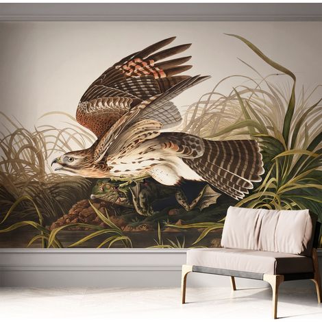 Fotomurale adesivo stickers - murali decorativo - soggiorno moderno - effetto realistico - Bellezza alata 312x219 cm (1/5)