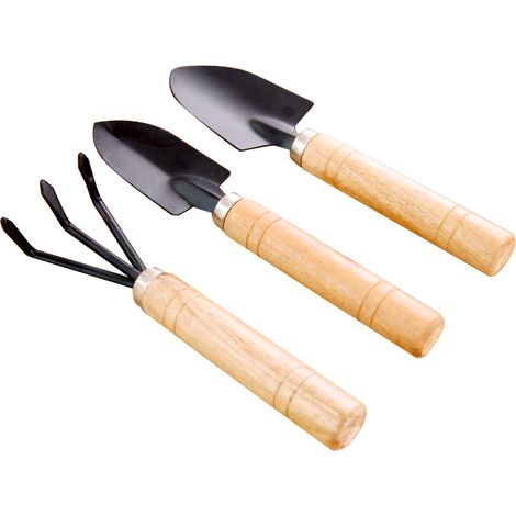 Ensemble de mini pelles de jardin, outils de jardinage ménagers pour fleurs, plantes grasses et désherbage (1/4)