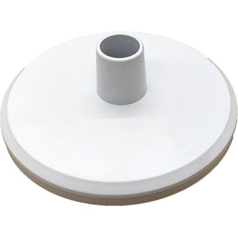 Plaque de skimmer blanche 2025 grand format 8" pour piscine creusée, installation facile, remplacement (1/5)