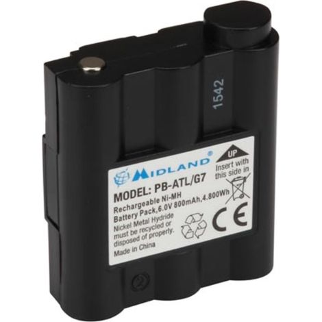Ersatzakku ni mh 800 mah fur aln004 und aln020 midland g7 (1/5)
