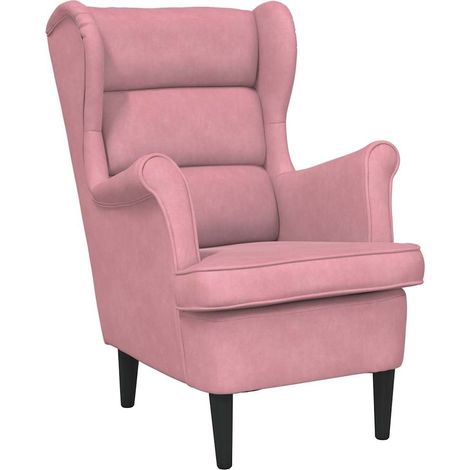 Maison Exclusive - Poltrona Rosa in Velluto (1/5)