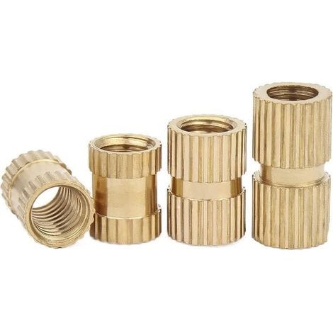 Filetage intérieur, en laiton intégré, 50 pièces M5 (diamètre (1/2)
