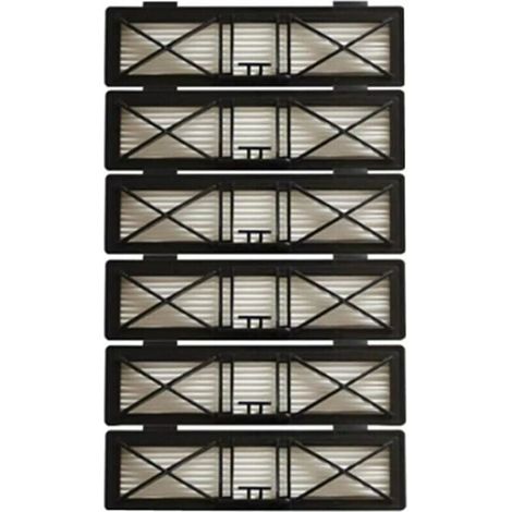 6er-Pack HEPA-Filter für Neato Botvac D7 D3 D4 D5 D6 D70 D75 D80 D85 für Neato Botvac 75e 80 85 Filterstücke,
