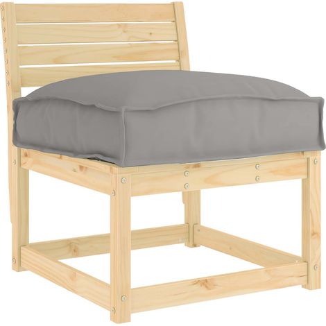 Maison Exclusive - Kissen Oxford-Stoff Grau 50 x 50 x 12 cm (1/5)