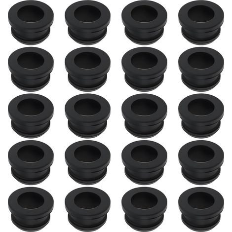 Lot de 20 Passe-câbles en Caoutchouc Silicone de 13 Mm de Diamètre Passe-câbles de 1/2 Pouce pour La Protection des Câbles Et des Passages (1/5)